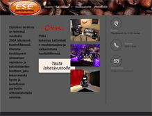 Tablet Screenshot of espressoservices.fi